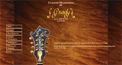 Desktop Screenshot of gradymandolins.com